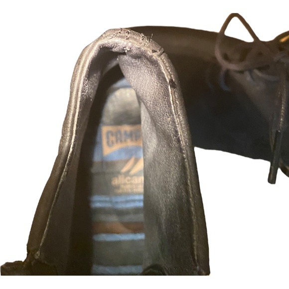 Camper leather high heeled lace up booties. Sz 37 - Picture 13 of 16